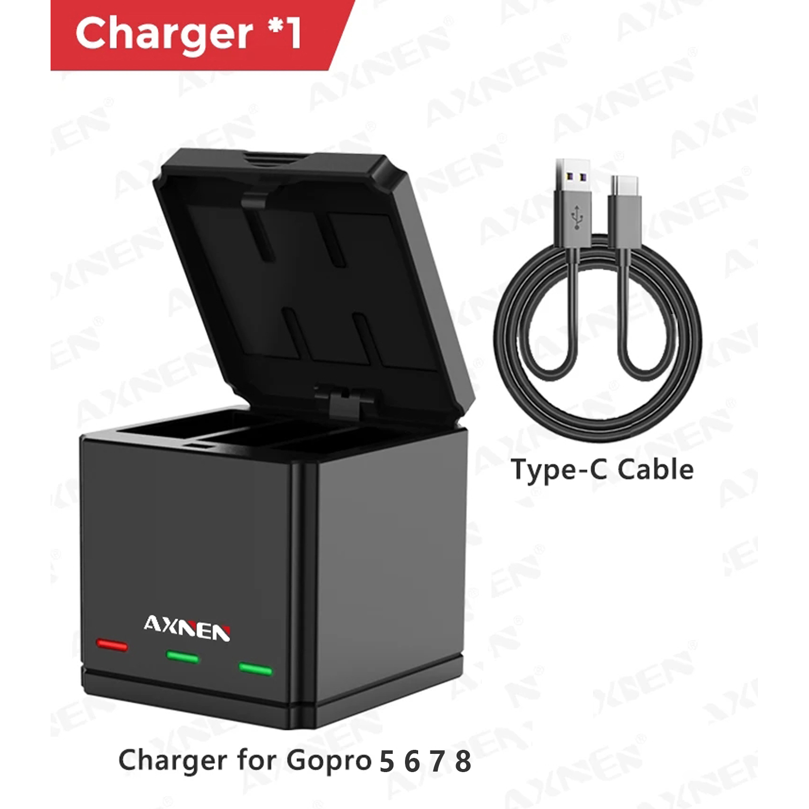 Portable Battery Charger for G - огляд і ціна Gopro Action Camera Hero 12 Black