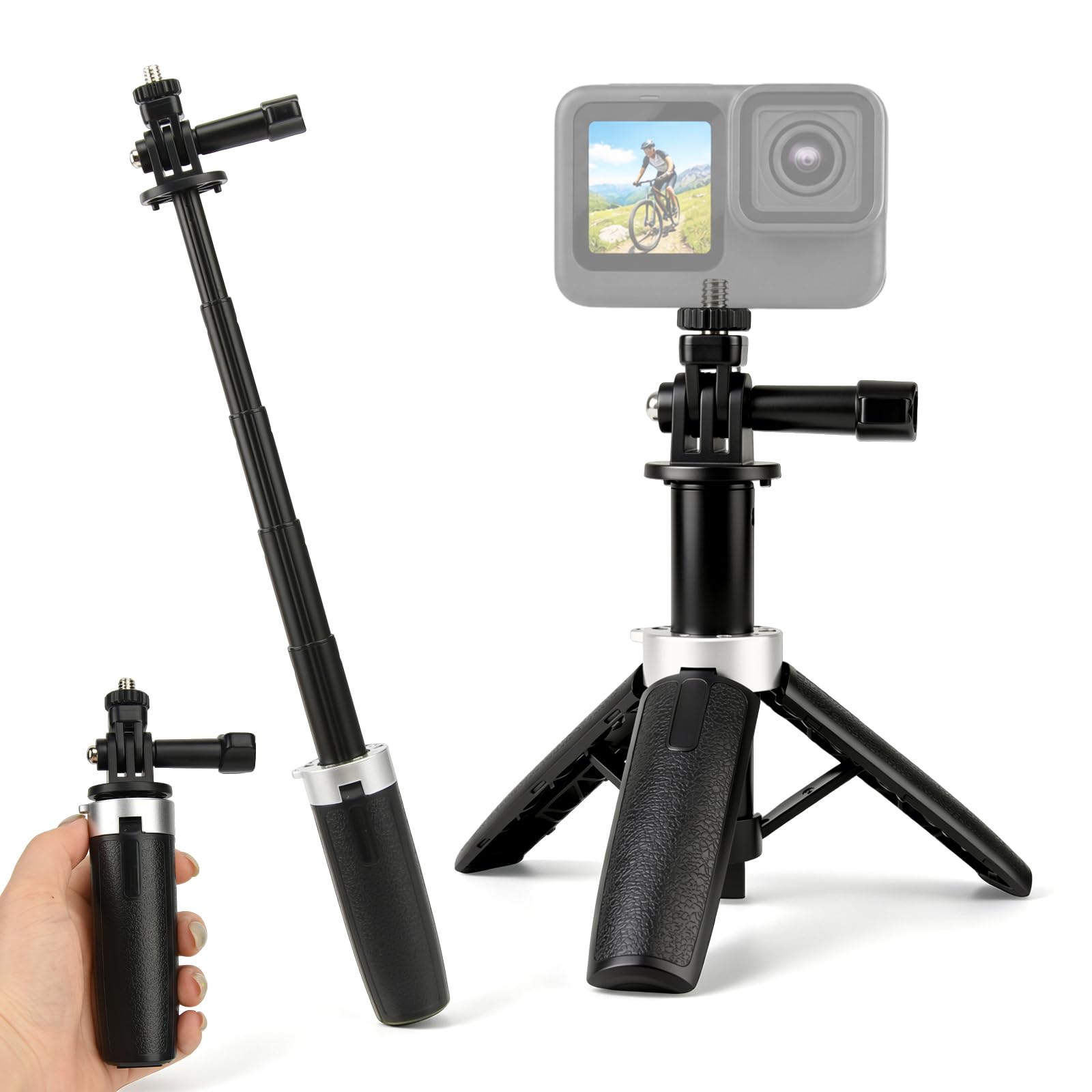 Mini Extendable Tripod Foldabl - огляд і ціна Gopro Action Camera Hero 12 Black