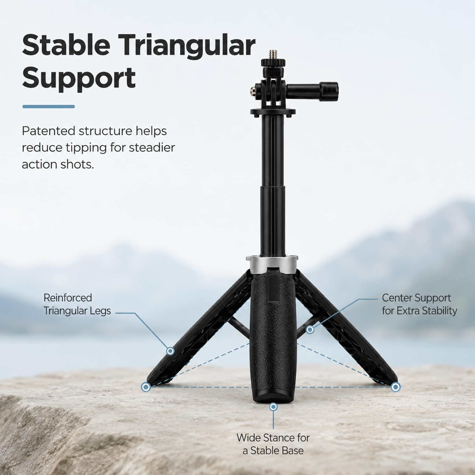 Mini Extendable Tripod Foldabl - огляд і ціна Gopro Action Camera Hero 12 Black