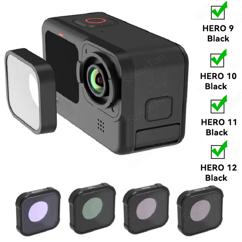 CPL UV ND8 ND16 ND32 ND Filter - огляд і ціна Gopro Action Camera Hero 12 Black